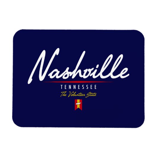 Nashville Script Magnet (Horizontal)