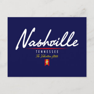 Nashville Script Postkarte
