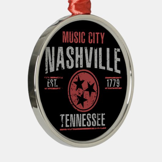 Nashville Silbernes Ornament (Rechts)