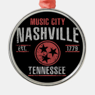 Nashville Silbernes Ornament
