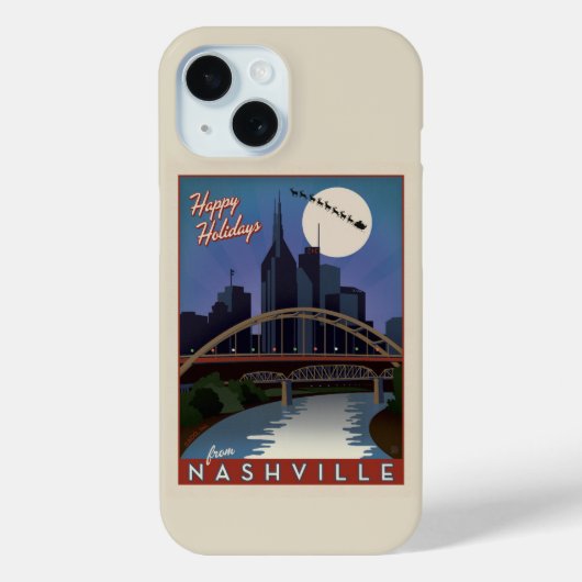 Nashville Skyline Case-Mate iPhone Hülle (Rückseite)