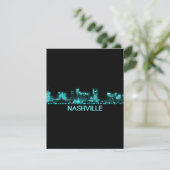 Nashville-Skyline Dankeskarte (Stehend Vorderseite)