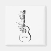 Nashville Skyline Guitar Magnet (Vorne)
