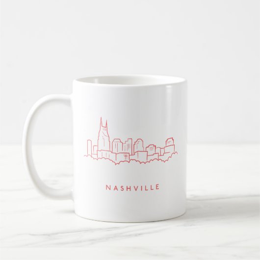 Nashville-Skyline Kaffeetasse (Links)
