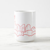 Nashville-Skyline Kaffeetasse (Mittel)