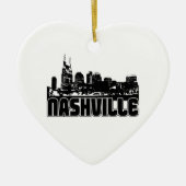 Nashville-Skyline Keramik Ornament (Vorne)