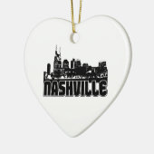Nashville-Skyline Keramik Ornament (Links)
