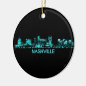 Nashville Skyline Keramik Ornament (Links)