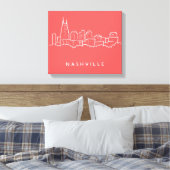 Nashville Skyline Leinwanddruck (Insitu (Schlafzimmer))