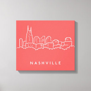 Nashville Skyline Leinwanddruck
