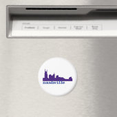 Nashville Skyline Lila Magnet (In Situ (Geschirrspüler))