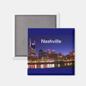 Nashville Skyline Magnet (Vorderseite/Rückseite)