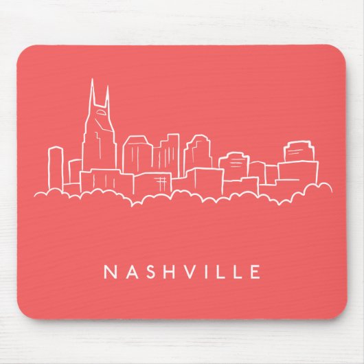 Nashville-Skyline Mousepad (Vorne)