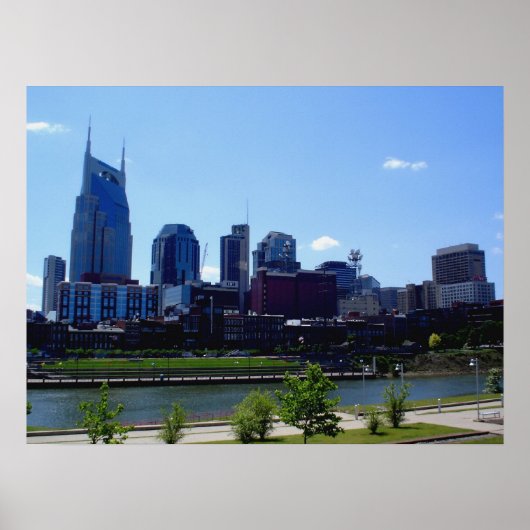 Nashville Skyline - Nashville, Tennessee Poster (Vorne)