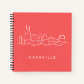 Nashville Skyline Notizblock (Vorderseite)