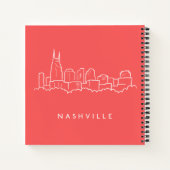 Nashville Skyline Notizblock (Rückseite)