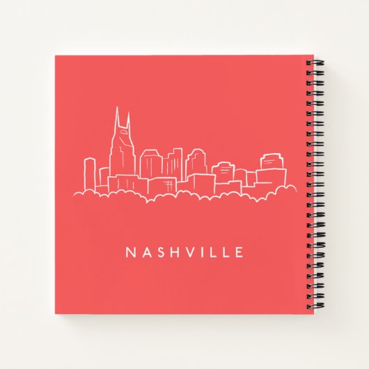 Nashville Skyline Notizblock (Rückseite)