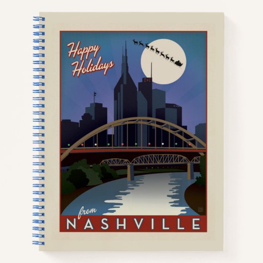 Nashville Skyline Notizblock (Vorderseite)