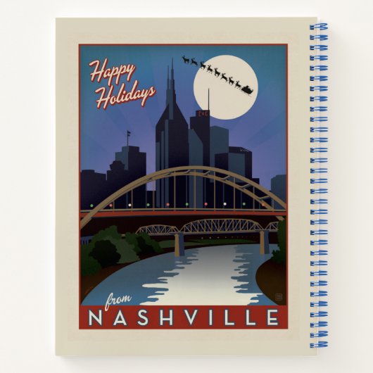 Nashville Skyline Notizblock (Rückseite)