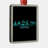 Nashville Skyline Ornament Aus Metall (Rechts)