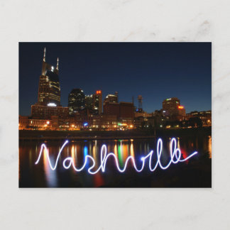 Nashville Skyline Postcard Postkarte