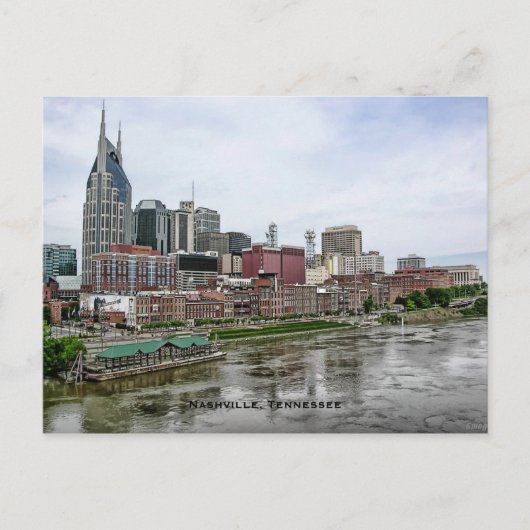 Nashville Skyline Postcard Postkarte (Vorderseite)