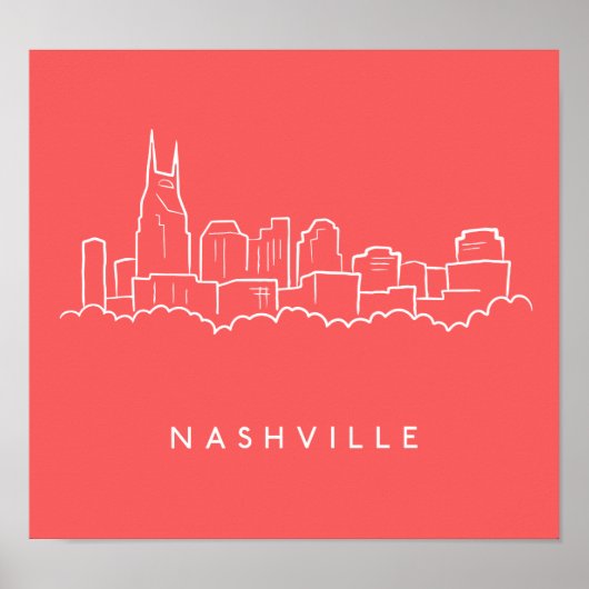 Nashville Skyline Poster (Vorne)