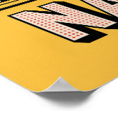 Nashville Skyline Poster – Bold Tennessee Pop Art (Ecke)