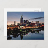 Nashville Skyline Postkarte (Vorne/Hinten)