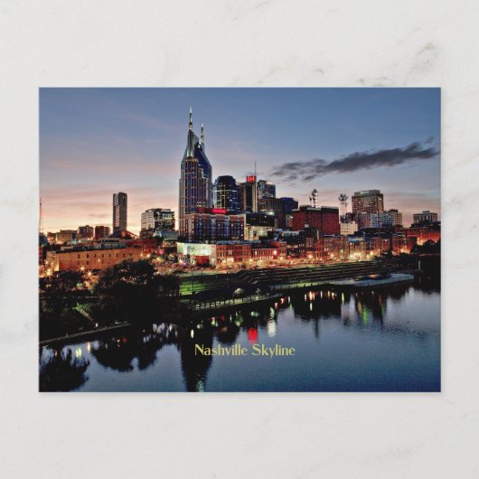 Nashville Skyline Postkarte (Vorderseite)