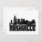 Nashville Skyline Postkarte (Vorne/Hinten)