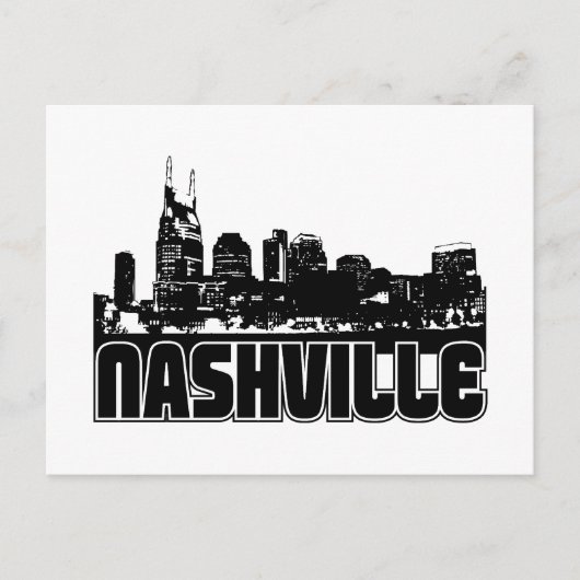 Nashville Skyline Postkarte (Vorderseite)