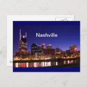 Nashville Skyline Postkarte (Vorne/Hinten)
