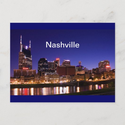 Nashville Skyline Postkarte (Vorderseite)