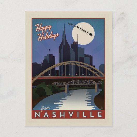 Nashville Skyline Postkarte (Vorderseite)