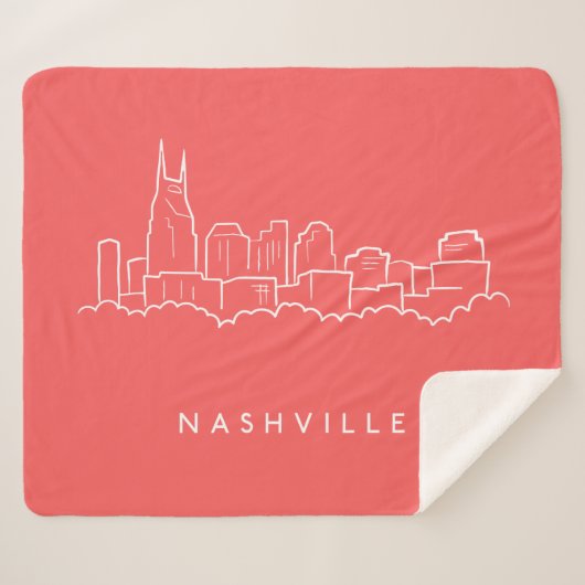 Nashville-Skyline Sherpadecke (Vorderseite (Horizontal))