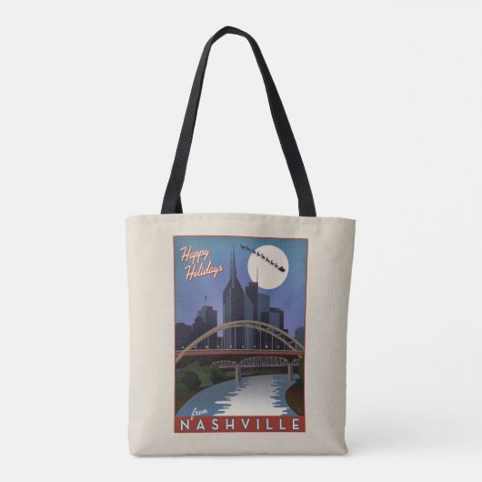 Nashville Skyline Tasche (Rückseite)