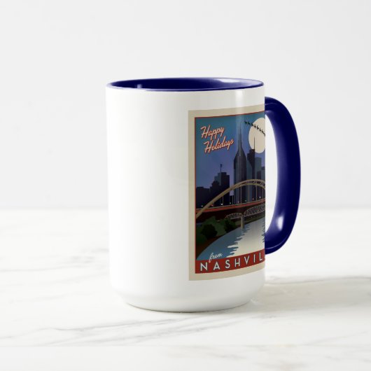 Nashville Skyline Tasse (VorderseiteRechts)
