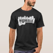 Nashville Skyline Tennessee Country Music Guitar P T-Shirt (Vorderseite)