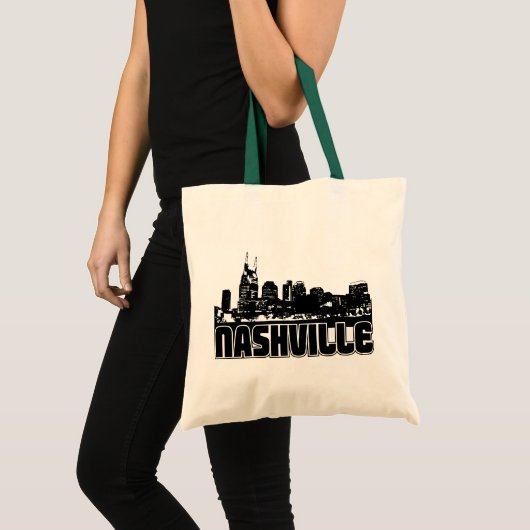Nashville-Skyline Tragetasche (Vorderseite (Produkt))