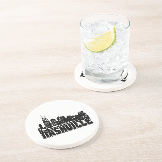 Nashville-Skyline Untersetzer (Seite)
