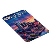Nashville Skyline USA Magnet (Rechte Seite)