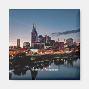 Nashville, Skyline von Tennessee Magnet