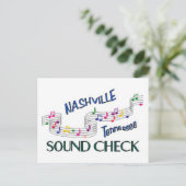 Nashville Sound Karo Postkarte (Stehend Vorderseite)