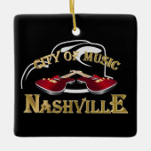 Nashville. Stadt der Musik Keramikornament (Vorderseite)