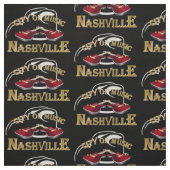 Nashville. Stadt der Musik Stoff (Muster)