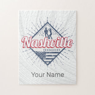 Nashville Stadt Tennessee Vereinigte Staaten Vinta Puzzle