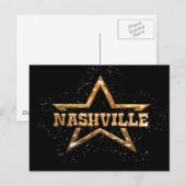 Nashville Star Postkarte (Vorne/Hinten)