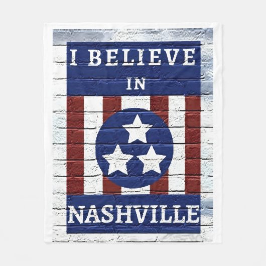 NASHVILLE STOLZES DECKCHEN FLEECEDECKE (Vorderseite)