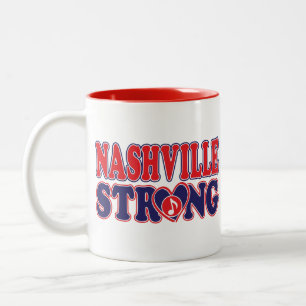 Nashville-Strong-Music-Note Zweifarbige Tasse